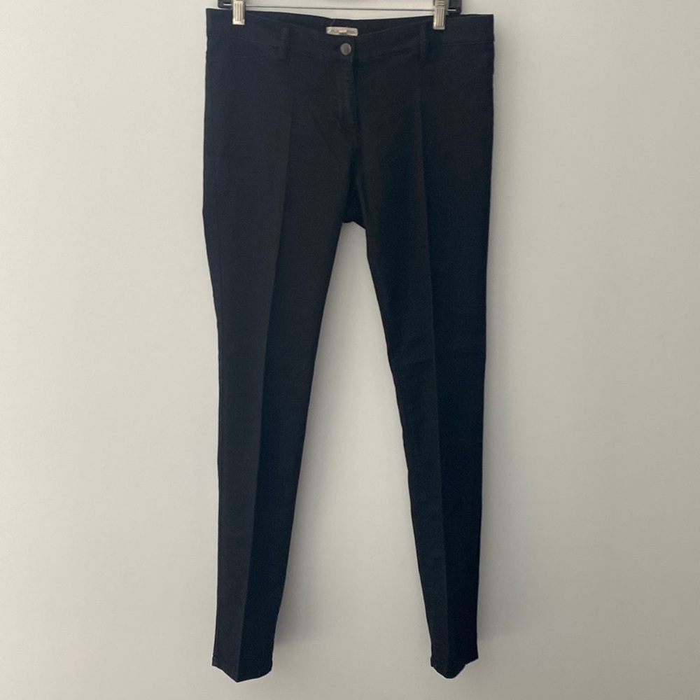 Eileen Fisher skinny black jeans with some spandex size 10 GUC